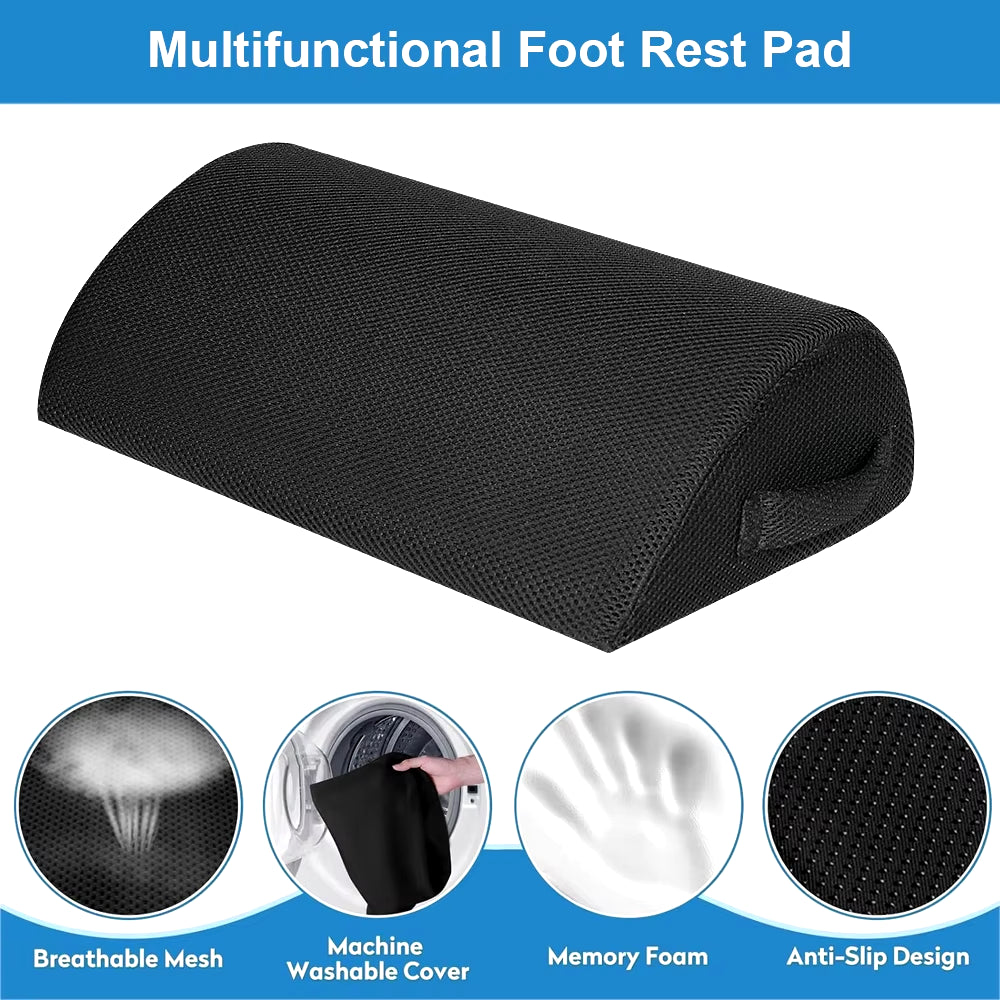 Comfort Foot Rest under Desk, Leg Support Stool, Ergonomic Foot Rest for Home Office, Work, Gaming Accessories, Leg Pain Relief