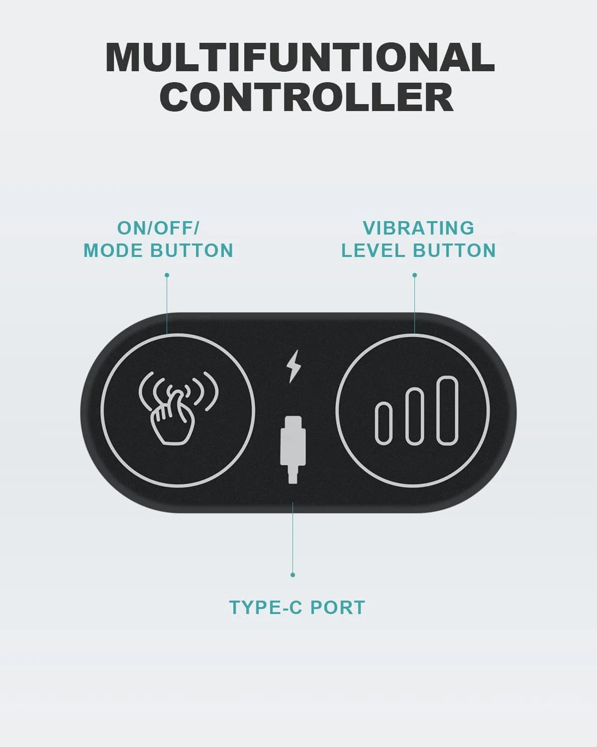 Vibrating Lumbar Support Pillow for Office Chair and Car Couch Sleeping Bed Recliner Plane, Perfectly Balanced Memory Foam with Vibrating Motors for Back Pain Relief