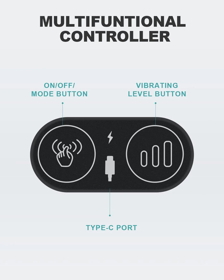 Vibrating Lumbar Support Pillow for Office Chair and Car Couch Sleeping Bed Recliner Plane, Perfectly Balanced Memory Foam with Vibrating Motors for Back Pain Relief