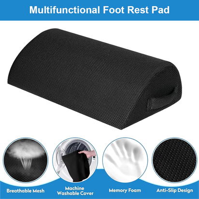 Comfort Foot Rest under Desk, Leg Support Stool, Ergonomic Foot Rest for Home Office, Work, Gaming Accessories, Leg Pain Relief