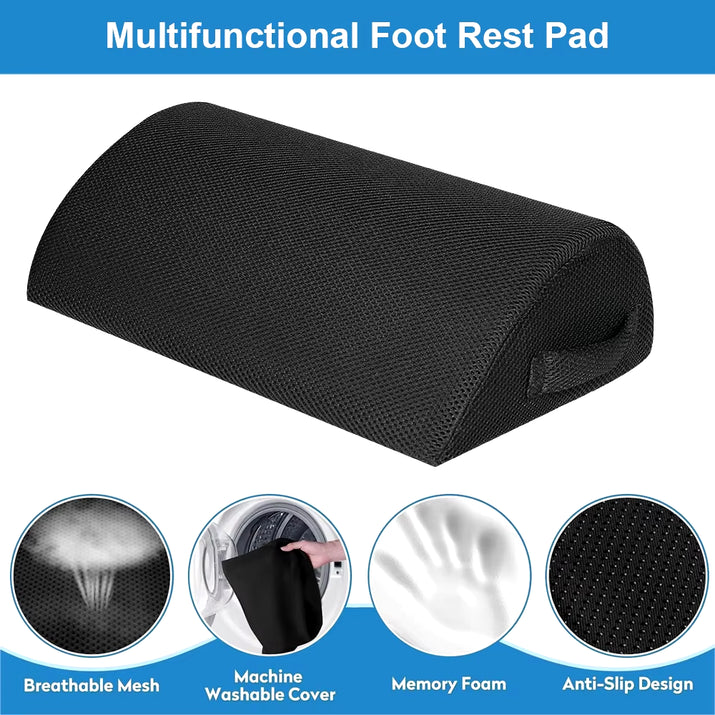 Comfort Foot Rest under Desk, Leg Support Stool, Ergonomic Foot Rest for Home Office, Work, Gaming Accessories, Leg Pain Relief